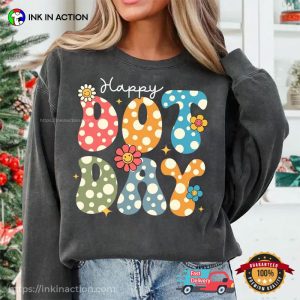 Happy Dot Day Polka Dot Comfort Colors T-shirt