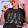 Horror Movie Characters Abbey Road T-shirt