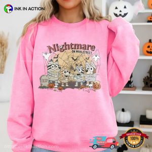 Horror Nightmare On Main Street Bluey Spooky Comfort Colors Tee