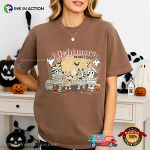 Horror Nightmare On Main Street Bluey Spooky Comfort Colors Tee Horror Nightmare On Main Street Bluey Spooky Comfort Colors Tee