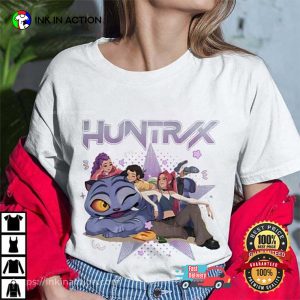 Huntrix Kpop Demon Hunters Mira Rumi Zoey Derpy Tiger T-Shirt
