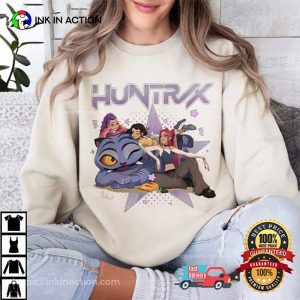Huntrix Kpop Demon Hunters Mira Rumi Zoey Derpy Tiger T-Shirt