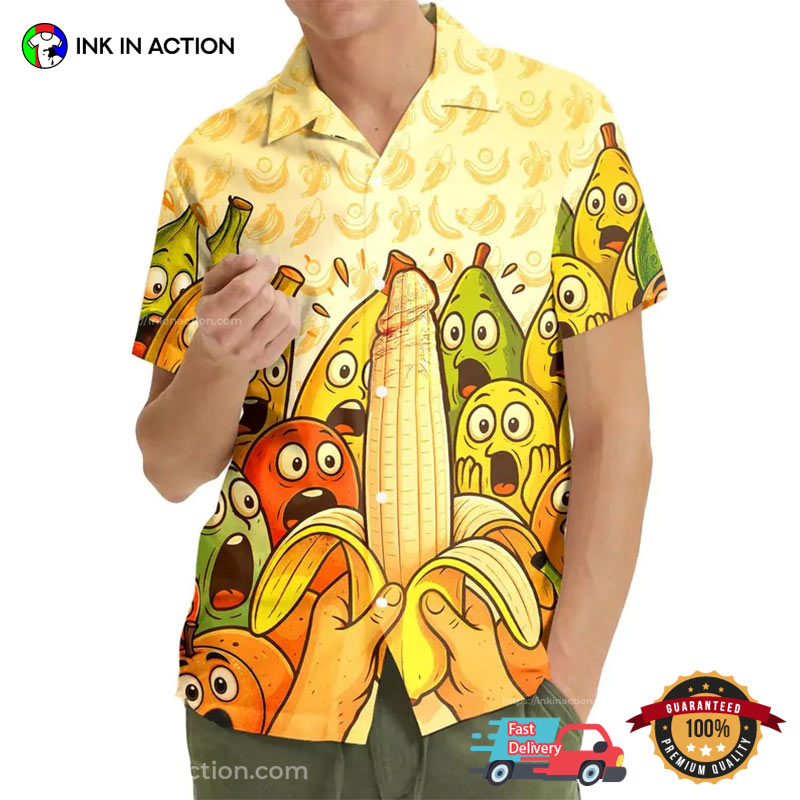 I Have A Big Banana Funny Banana Sex Joke Hawaiian Shirt I Have A Big Banana Funny Banana Sex Joke Hawaiian Shirt