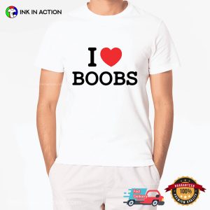 I LOVE BOOBS Basic T-shirt I LOVE BOOBS Basic T-shirt