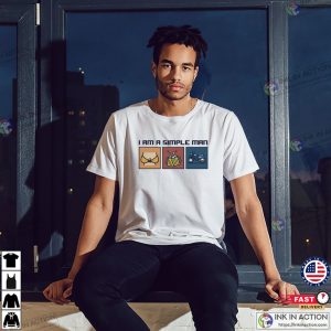 I am a simple man who love boobs beer motorcycle t shirt 3