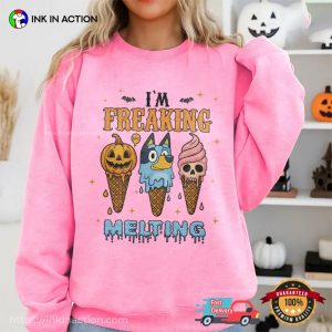 I’m Freaking Melting Bluey Halloween Ice Cream Comfort Colors T-shirt I’m Freaking Melting Bluey Halloween Ice Cream Comfort Colors T-shirt