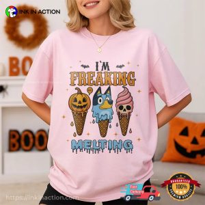 I’m Freaking Melting Bluey Halloween Ice Cream Comfort Colors T-shirt