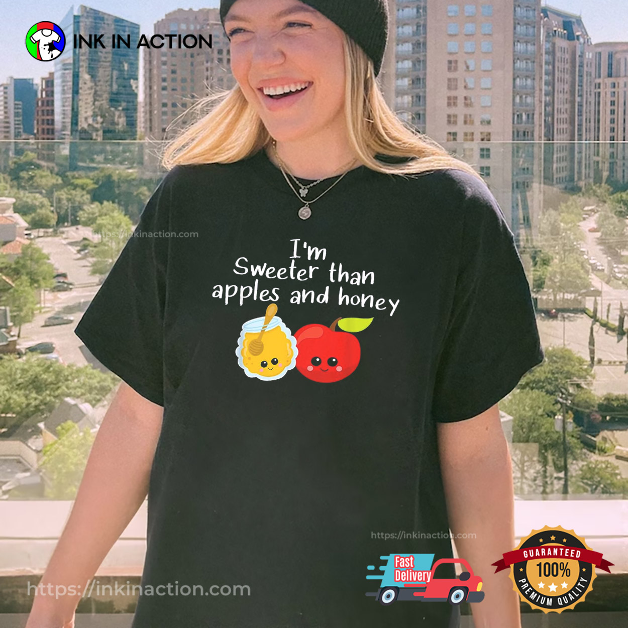 I'm Sweeter Than Apples And Honey, Happy Rosh Hashanah T-shirt I'm Sweeter Than Apples And Honey, Happy Rosh Hashanah T-shirt