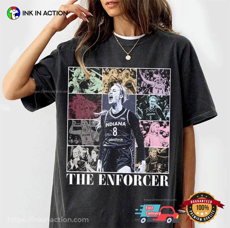 Indiana Sophie Cunningham The Enforcer Retro Comfort Colors T-shirt Indiana Sophie Cunningham The Enforcer Retro Comfort Colors T-shirt