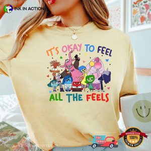 It’s Okay To Feel All The Feels Disney Inside Out Comfort Colors T-shirt It’s Okay To Feel All The Feels Disney Inside Out Comfort Colors T-shirt