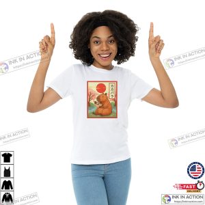 Japanese Kawaii Capybara Ramen Anime Graphic T-shirt Japanese Kawaii Capybara Ramen Anime Graphic T-shirt