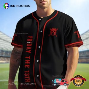Jason Voorhees Friday The 13th Horror Killer Baseball Jersey