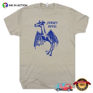 Jersey Devil cryptid Leeds Devil Comfort Colors T shirt 2