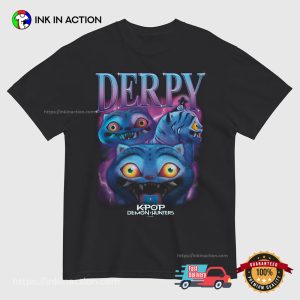 KPop Demon Hunters Derpy Tiger Heartthrob T-shirt