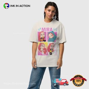 KPop Demon Hunters Mira Oversized Faded T-Shirt