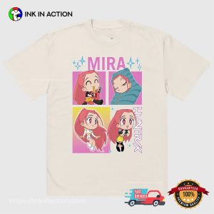 KPop Demon Hunters Mira Oversized Faded T Shirt 3