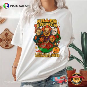 Killer Crunch Cereal Box Killer Breakfast Halloween T-Shirt Killer Crunch Cereal Box Killer Breakfast Halloween T-Shirt