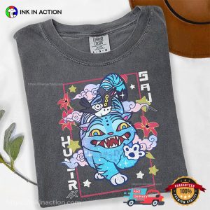 Kpop Demon Hunters Huntrix And Saja Derpy Art Comfort Colors T shirt 2