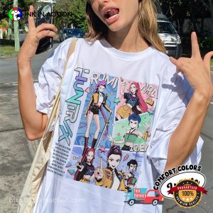 Kpop Demon Hunters Huntrix Graphic Comfort Colors Shirt 2