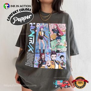 Kpop Demon Hunters Huntrix Graphic Comfort Colors Shirt