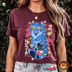 Kpop Demon Hunters Tiger Derpy Manga Comfort Colors T shirt 2