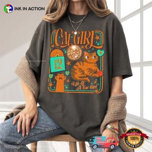 Life Of A Cat Girl Comfort Colors Tee