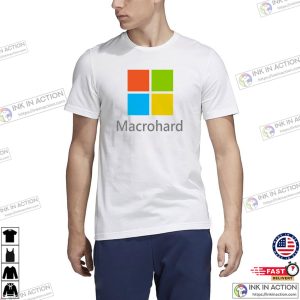 Macrohard Elon Musk Microsoft Bill Gates Funny T shirt 3