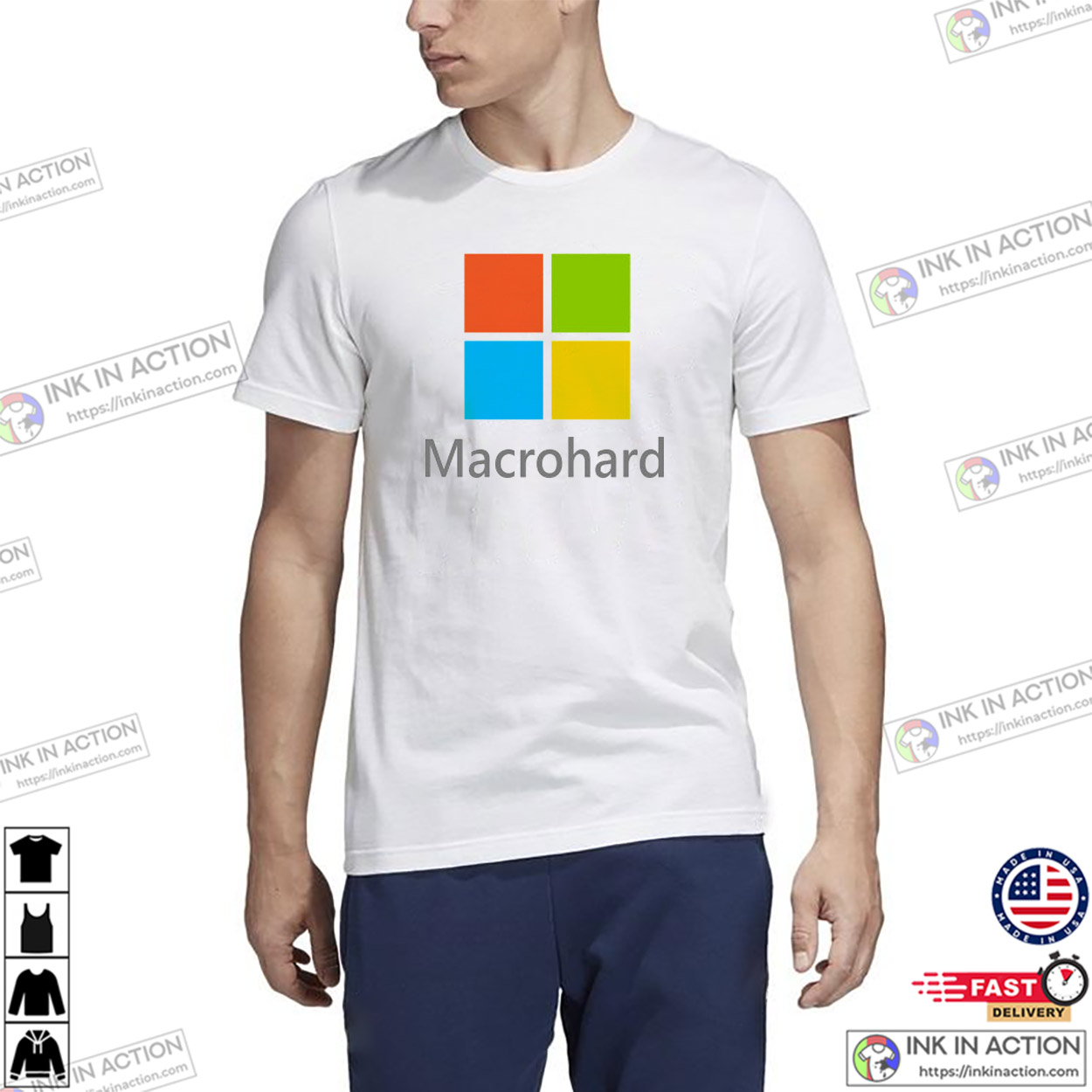 Macrohard Elon Musk Microsoft Bill Gates Funny T-shirt Macrohard Elon Musk Microsoft Bill Gates Funny T-shirt