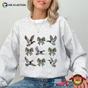 Mallard Ducks And Bow Happy Hunting Season Shirt