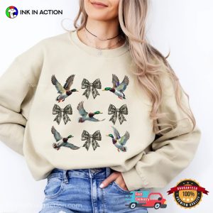 Mallard Ducks And Bow Happy Hunting Season Shirt 3