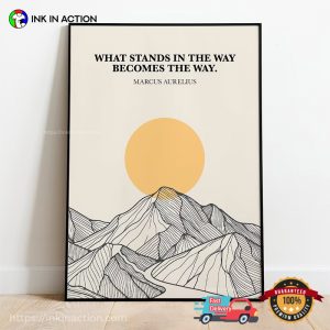 Marcus Aurelius Inspirational Quotes Wall Decor