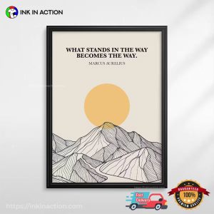 Marcus Aurelius Inspirational Quotes Wall Decor