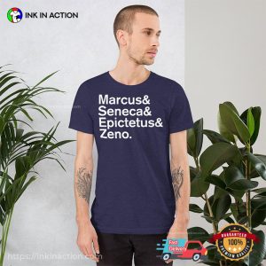 Marcus Seneca Epictetus Zeno Stoicism T shirt 2