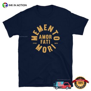 Memento Mori Amor Fati Stoic Muse T-shirt