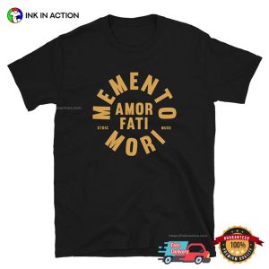 Memento Mori Amor Fati Stoic Muse T shirt 2