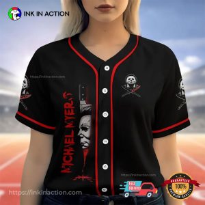 Michael Myers Halloween Killer Baseball Jersey 3