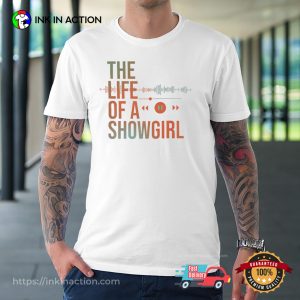 Music Player The Life Of A Showgirl Swiftie T-shirt