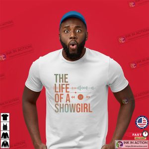Music Player The Life Of A Showgirl Swiftie T shirt 3