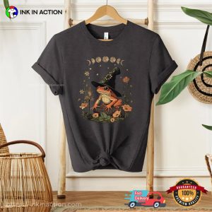 Mystic Witchy Frog and Moon Comfort Colors T shirt 2
