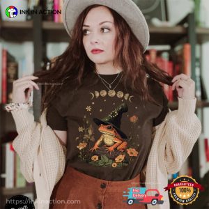 Mystic Witchy Frog And Moon Comfort Colors T-shirt Mystic Witchy Frog And Moon Comfort Colors T-shirt