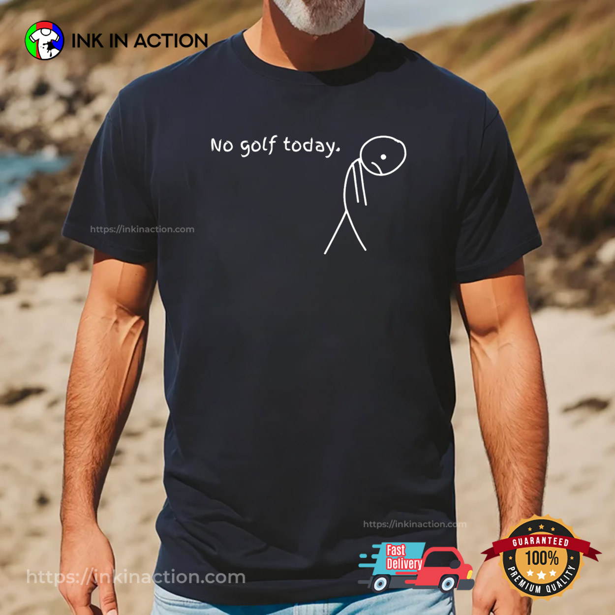 No Golf Today Funny Golf Meme T-shirt No Golf Today Funny Golf Meme T-shirt