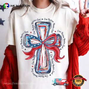 One Nation Under God Coquette Bow T-shirt One Nation Under God Coquette Bow T-shirt