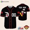 Personalized Disney Dancing Mickey Mouse Black Baseball Jersey