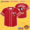 Personalized Disney Mickey Red Baseball Jersey