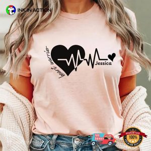 Personalized Heart Warrior Heart Day T-shirt