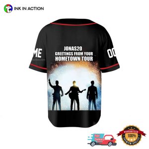 Personalized Jonas Brothers Greeting From Your Hometown Tour 2025 Baseball Jersey 2