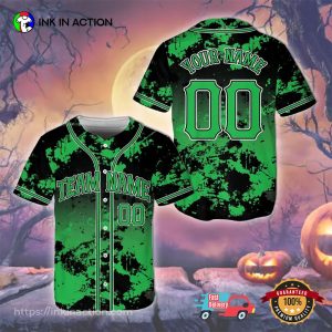 Personalized Trick or Treat Halloween Baseball Jersey