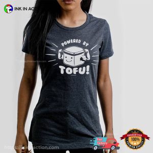 Powered By Tofu Vegetarian T-shirt Powered By Tofu Vegetarian T-shirt