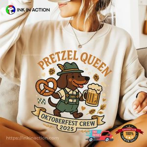 Pretzel Queen Oktoberfest Crew 2025 T shirt 2
