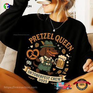 Pretzel Queen Oktoberfest Crew 2025 T-shirt Pretzel Queen Oktoberfest Crew 2025 T-shirt